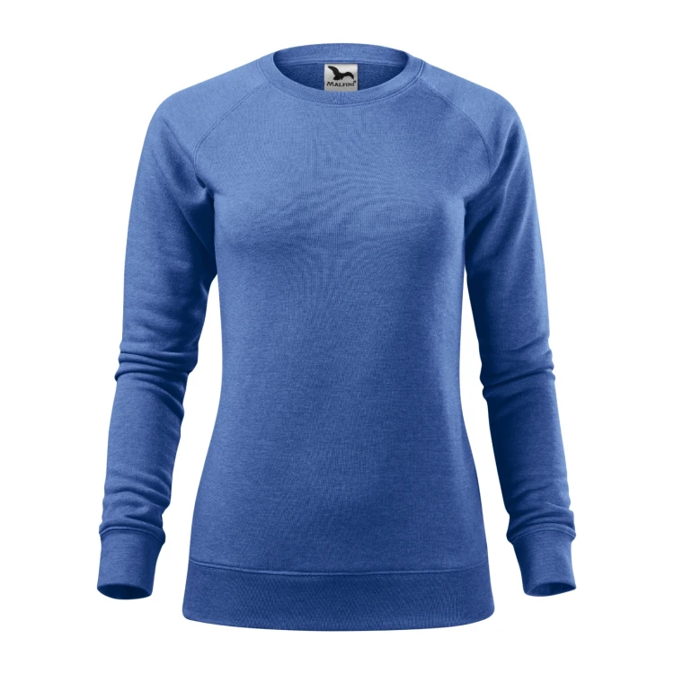 Sudadera mujer MALFINI Merger en mezcla de algodón con cuello raglan personalizable