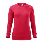 Sudadera mujer MALFINI Merger en mezcla de algodón con cuello raglan personalizable