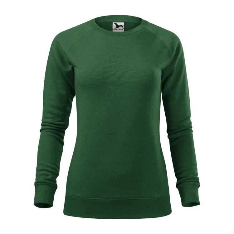 Sudadera mujer MALFINI Merger en mezcla de algodón con cuello raglan personalizable