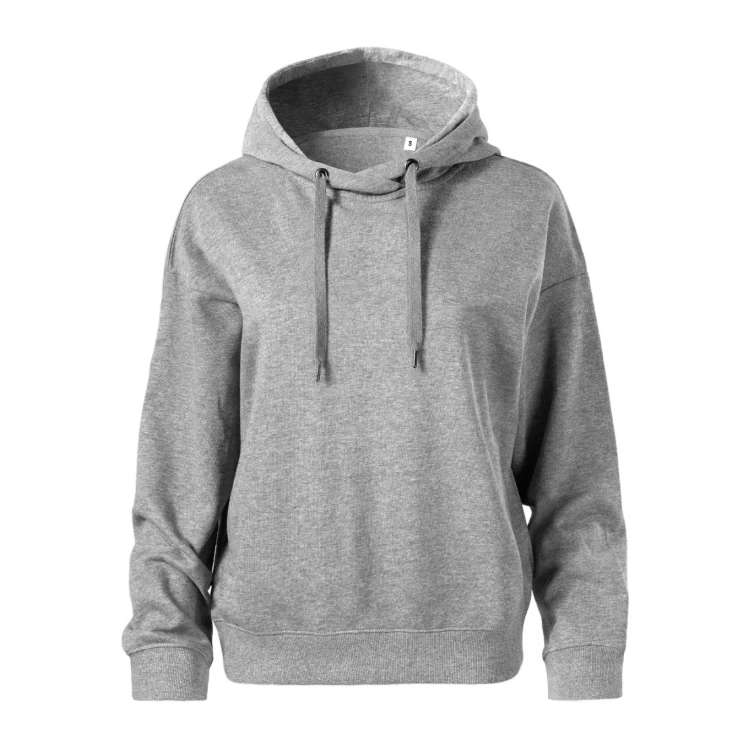 Sudadera mujer con capucha, bolsillos canguro y forro interior cardado, sin etiqueta