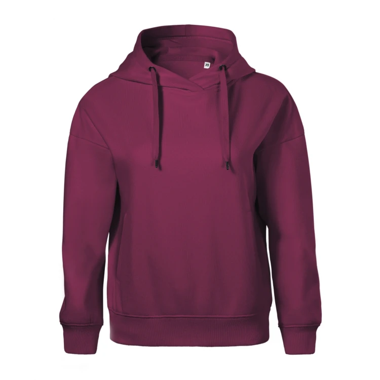 Sudadera mujer con capucha, bolsillos canguro y forro interior cardado, sin etiqueta