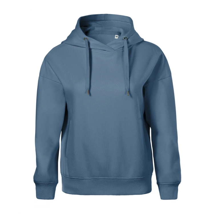 Sudadera mujer con capucha, bolsillos canguro y forro interior cardado, sin etiqueta