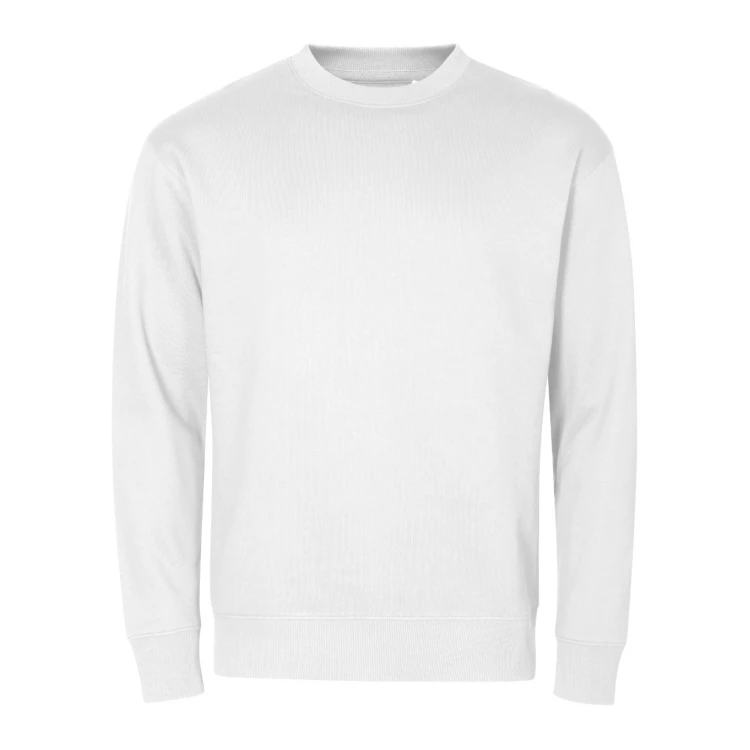 Sudadera cuello redondo MALFINI Crew gris para personalizar con logo