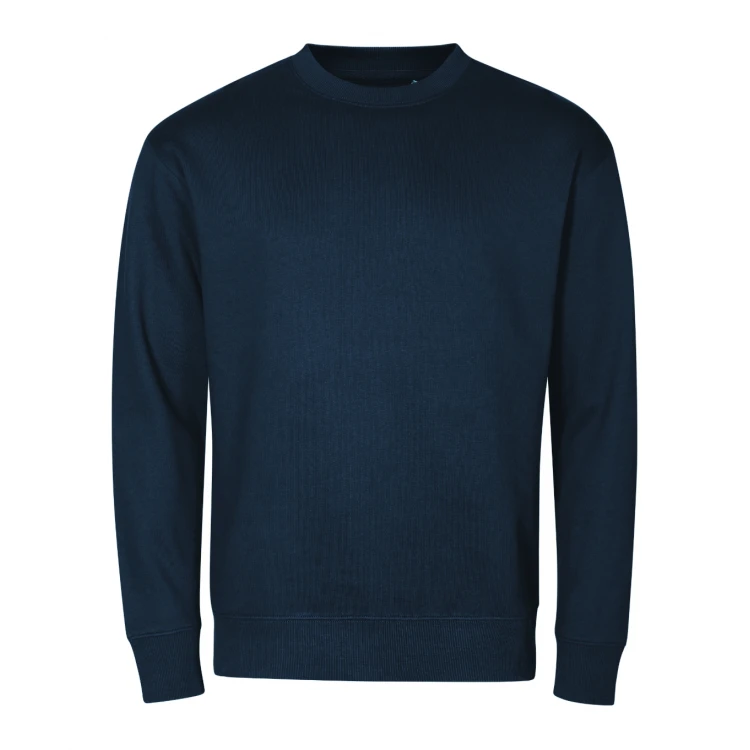 Sudadera cuello redondo MALFINI Crew gris para personalizar con logo