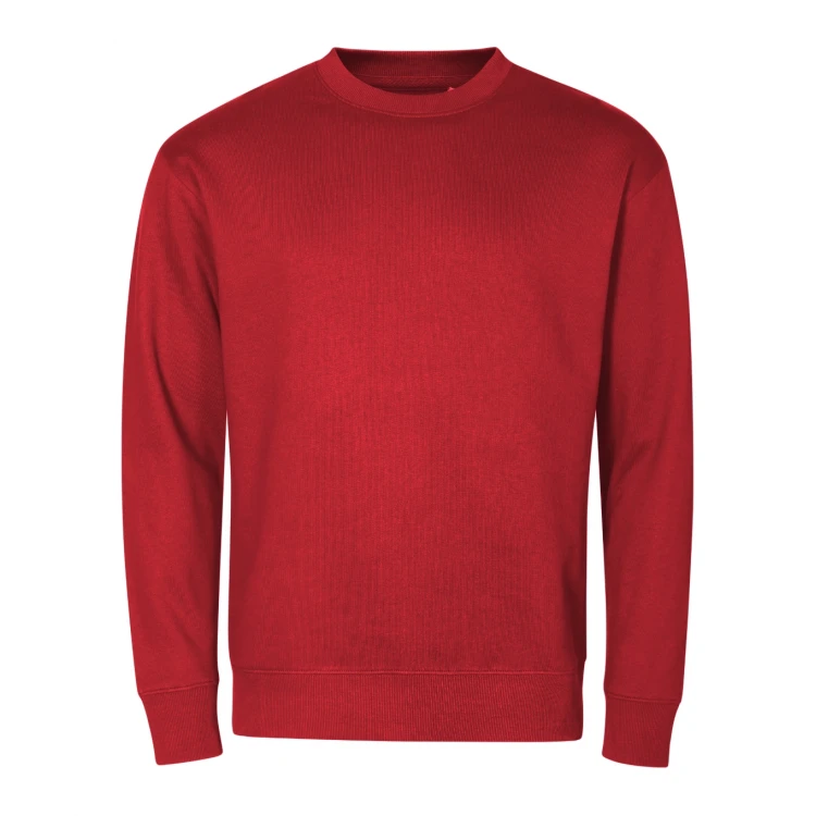 Sudadera cuello redondo MALFINI Crew gris para personalizar con logo
