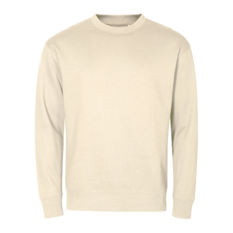 Sudadera cuello redondo MALFINI Crew gris para personalizar con logo