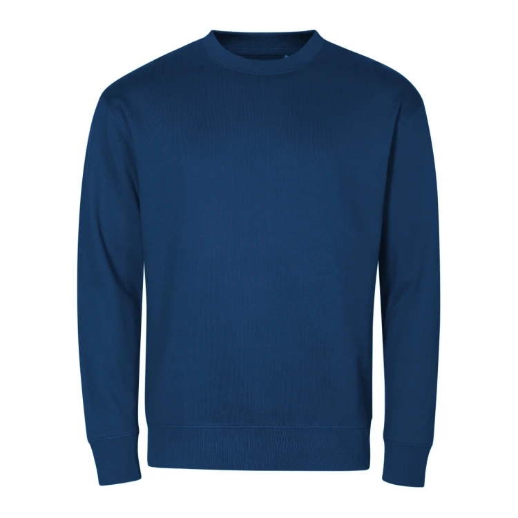 Sudadera cuello redondo MALFINI Crew gris para personalizar con logo