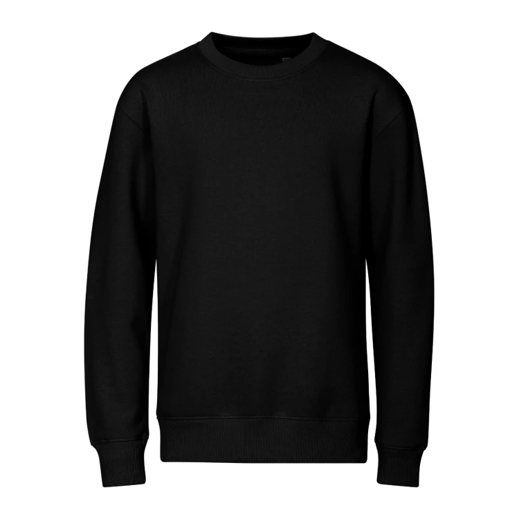 Sudadera infantil MALFINI Crew con cuello redondo en tejido de algodón mezclado, vista frontal, disponible en varios colores