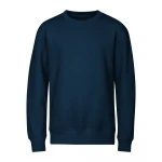 Sudadera infantil MALFINI Crew con cuello redondo en tejido de algodón mezclado, vista frontal, disponible en varios colores