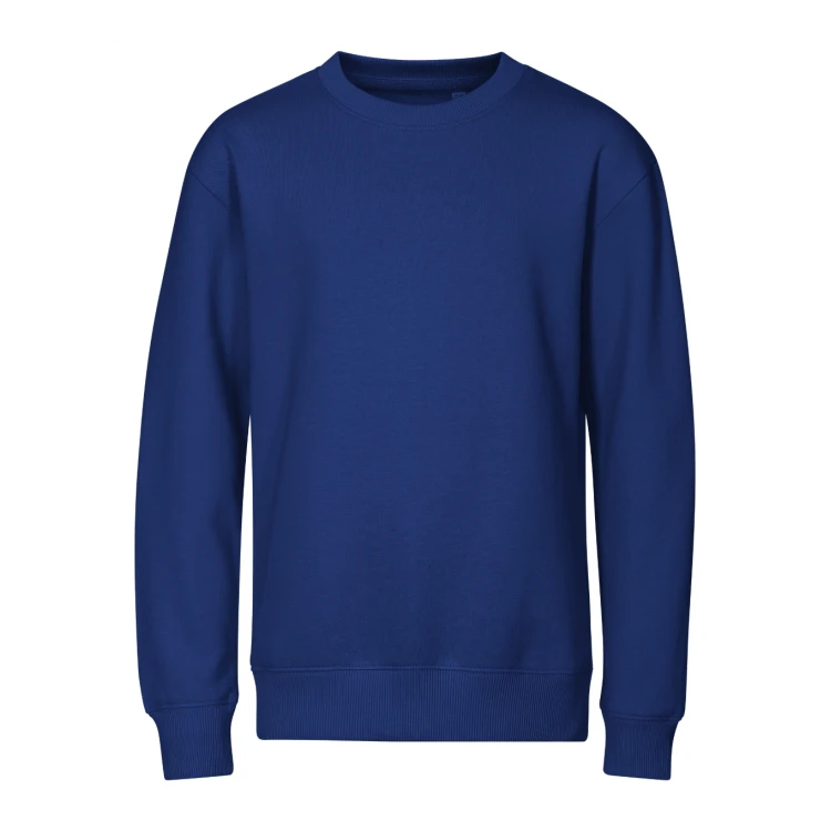 Sudadera infantil MALFINI Crew con cuello redondo en tejido de algodón mezclado, vista frontal, disponible en varios colores