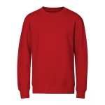 Sudadera infantil MALFINI Crew con cuello redondo en tejido de algodón mezclado, vista frontal, disponible en varios colores