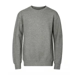 Sudadera infantil MALFINI Crew con cuello redondo en tejido de algodón mezclado, vista frontal, disponible en varios colores