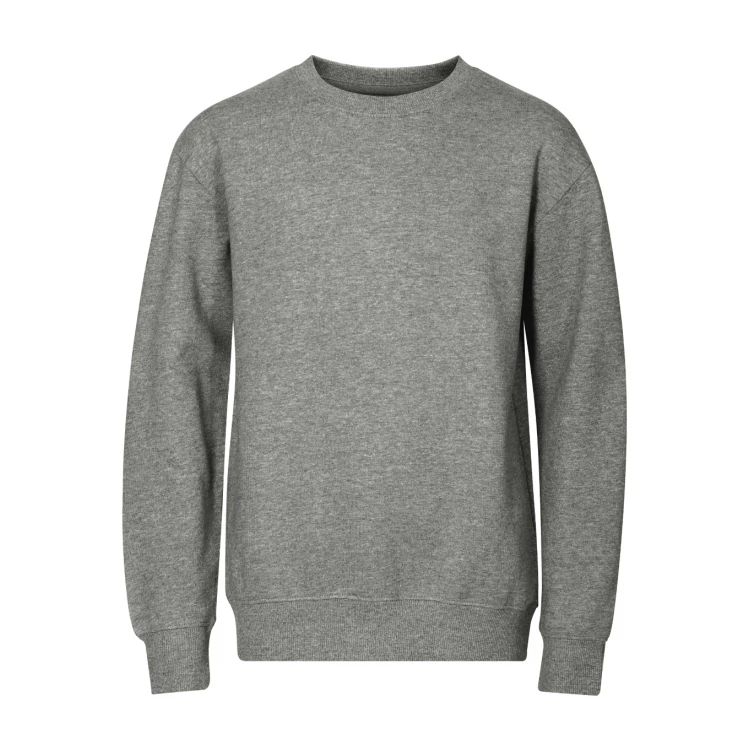 Sudadera infantil MALFINI Crew con cuello redondo en tejido de algodón mezclado, vista frontal, disponible en varios colores