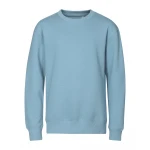 Sudadera infantil MALFINI Crew con cuello redondo en tejido de algodón mezclado, vista frontal, disponible en varios colores