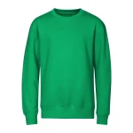Sudadera infantil MALFINI Crew con cuello redondo en tejido de algodón mezclado, vista frontal, disponible en varios colores