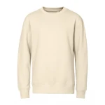 Sudadera infantil MALFINI Crew con cuello redondo en tejido de algodón mezclado, vista frontal, disponible en varios colores