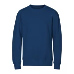 Sudadera infantil MALFINI Crew con cuello redondo en tejido de algodón mezclado, vista frontal, disponible en varios colores