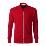 Sudadera estilo bomber MALFINI en algodón con cremallera metálica, vista frontal, disponible para personalizar con logo