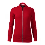 Sudadera mujer MALFINI Bomber en algodón, vista frontal, personalizable con logo