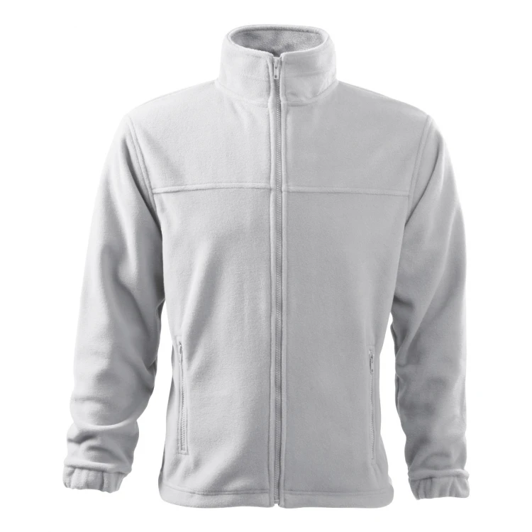 Chaqueta de forro polar para hombre RIMECK Jacket gris con cremallera integral, vista frontal