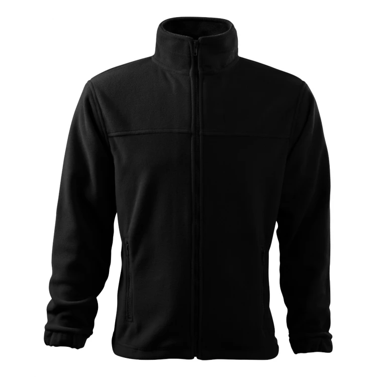 Chaqueta de forro polar para hombre RIMECK Jacket gris con cremallera integral, vista frontal