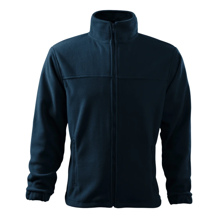 Chaqueta de forro polar para hombre RIMECK Jacket gris con cremallera integral, vista frontal