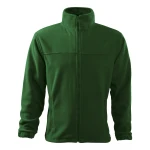 Chaqueta de forro polar para hombre RIMECK Jacket gris con cremallera integral, vista frontal