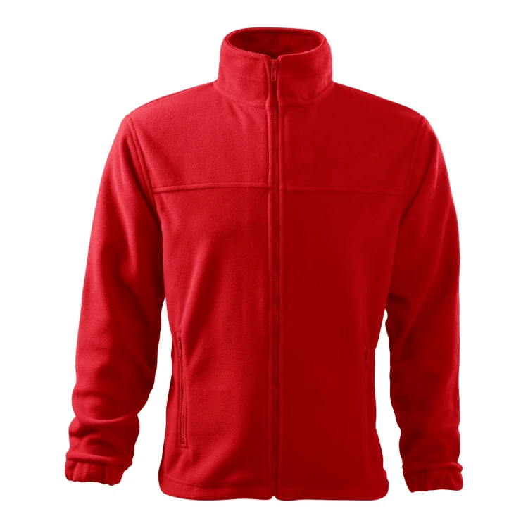 Chaqueta de forro polar para hombre RIMECK Jacket gris con cremallera integral, vista frontal