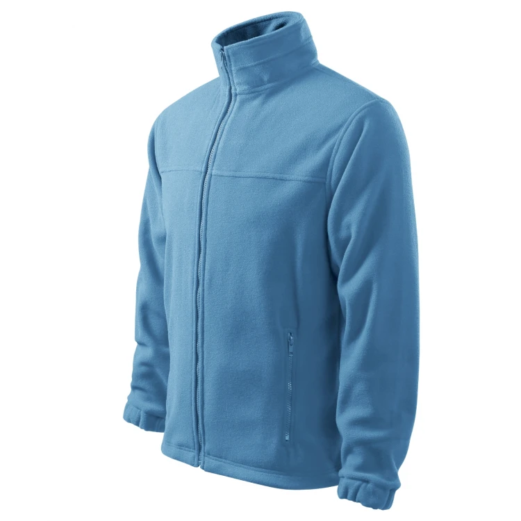 Chaqueta de forro polar para hombre RIMECK Jacket gris con cremallera integral, vista frontal