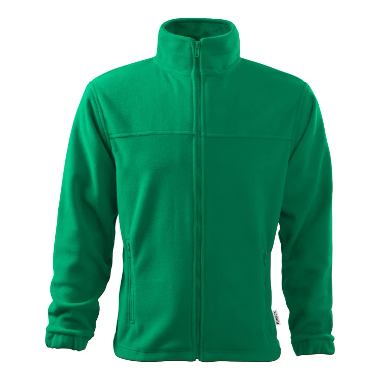 Chaqueta de forro polar para hombre RIMECK Jacket gris con cremallera integral, vista frontal