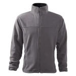 Chaqueta de forro polar para hombre RIMECK Jacket gris con cremallera integral, vista frontal