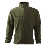 Chaqueta de forro polar para hombre RIMECK Jacket gris con cremallera integral, vista frontal