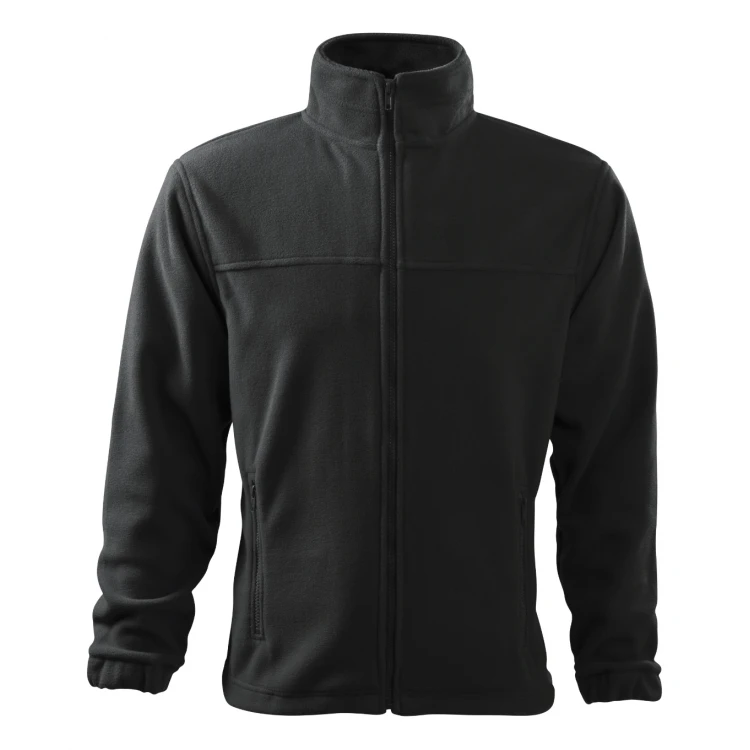 Chaqueta de forro polar para hombre RIMECK Jacket gris con cremallera integral, vista frontal