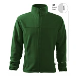 Chaqueta de forro polar para hombre RIMECK Jacket gris con cremallera integral, vista frontal