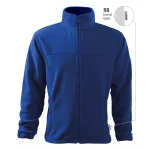 Chaqueta de forro polar para hombre RIMECK Jacket gris con cremallera integral, vista frontal