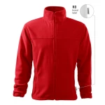 Chaqueta de forro polar para hombre RIMECK Jacket gris con cremallera integral, vista frontal