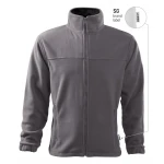 Chaqueta de forro polar para hombre RIMECK Jacket gris con cremallera integral, vista frontal