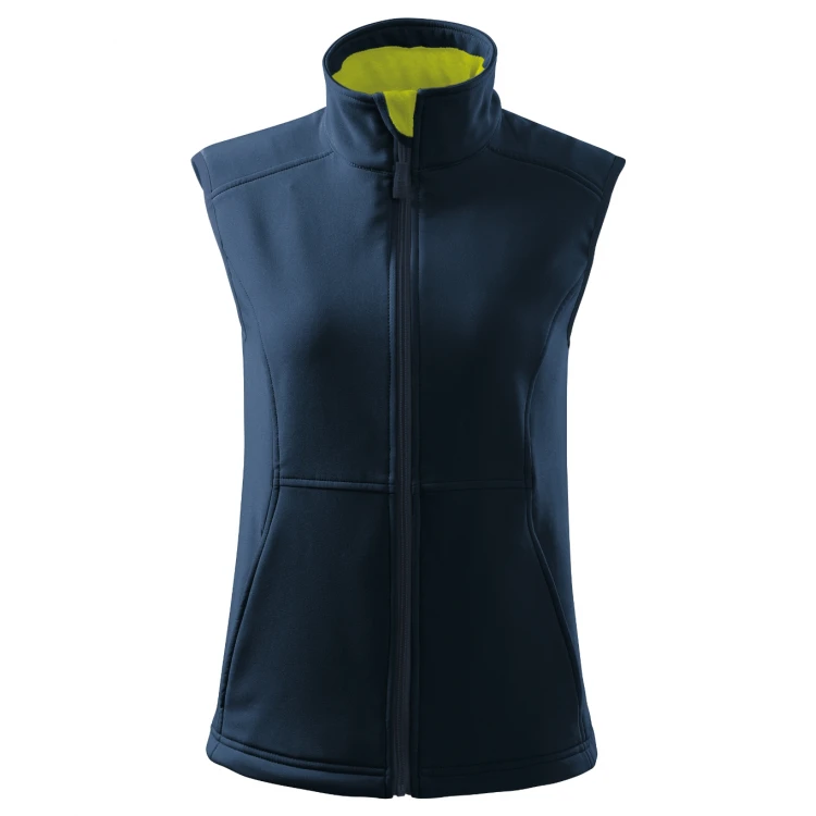 Chaleco softshell de mujer con forro polar