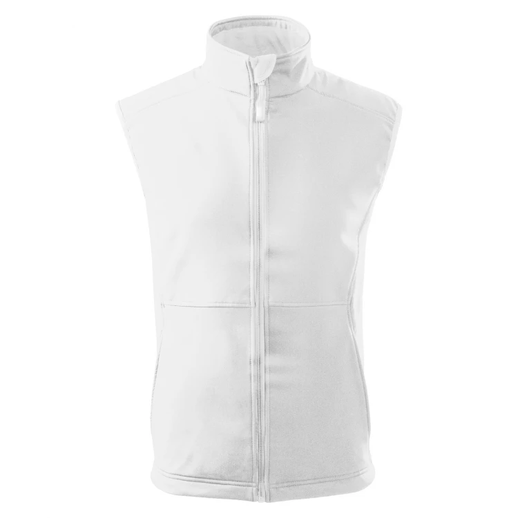 Chaleco de hombre en softshell con interior de forro polar