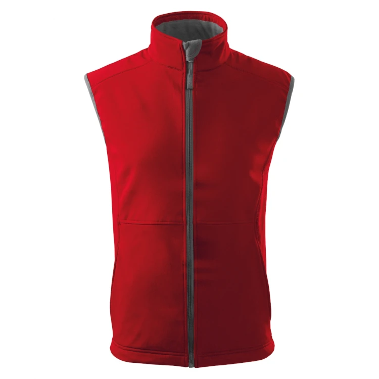 Chaleco de hombre en softshell con interior de forro polar