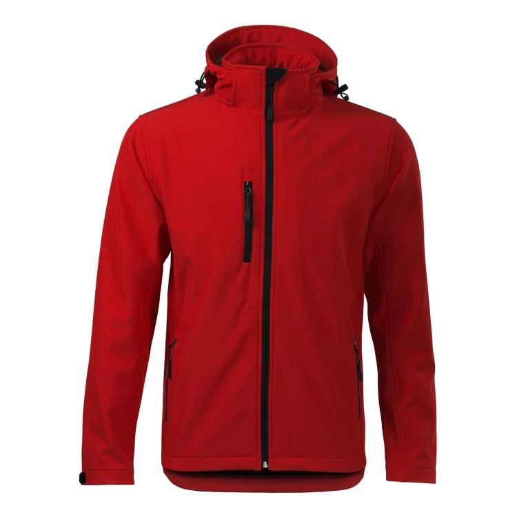 chaqueta técnica impermeable para hombre con capucha desmontable malfini performance