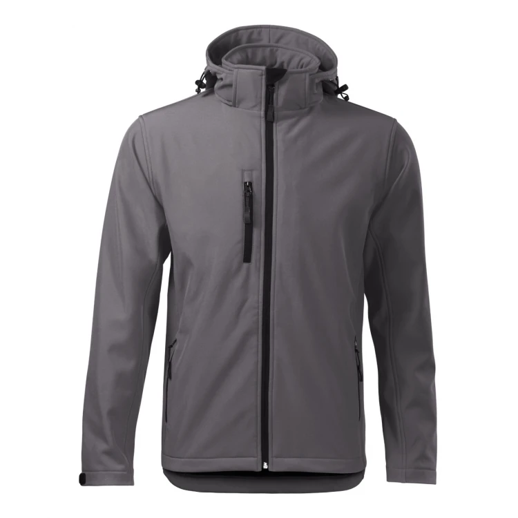chaqueta técnica impermeable para hombre con capucha desmontable malfini performance