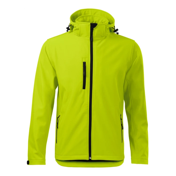 chaqueta técnica impermeable para hombre con capucha desmontable malfini performance