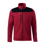 Giacca in pile RIMECK mod. Effect con finitura antipilling, indossata, dettaglio materiale e cuciture