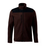 Giacca in pile RIMECK mod. Effect con finitura antipilling, indossata, dettaglio materiale e cuciture
