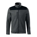 Giacca in pile RIMECK mod. Effect con finitura antipilling, indossata, dettaglio materiale e cuciture