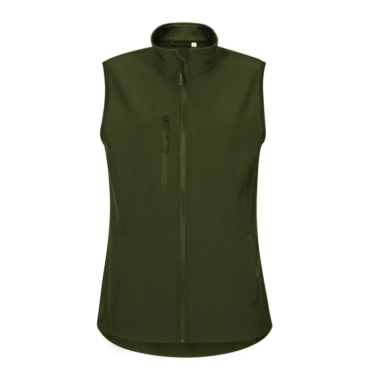 Chaleco softshell para mujer MALFINI Trail en tejido de 2 capas con tratamiento repelente al agua para personalizar con logo