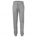 Pantalone tuta MALFINI Rest in cotone grigio, vista frontale completa da personalizzare