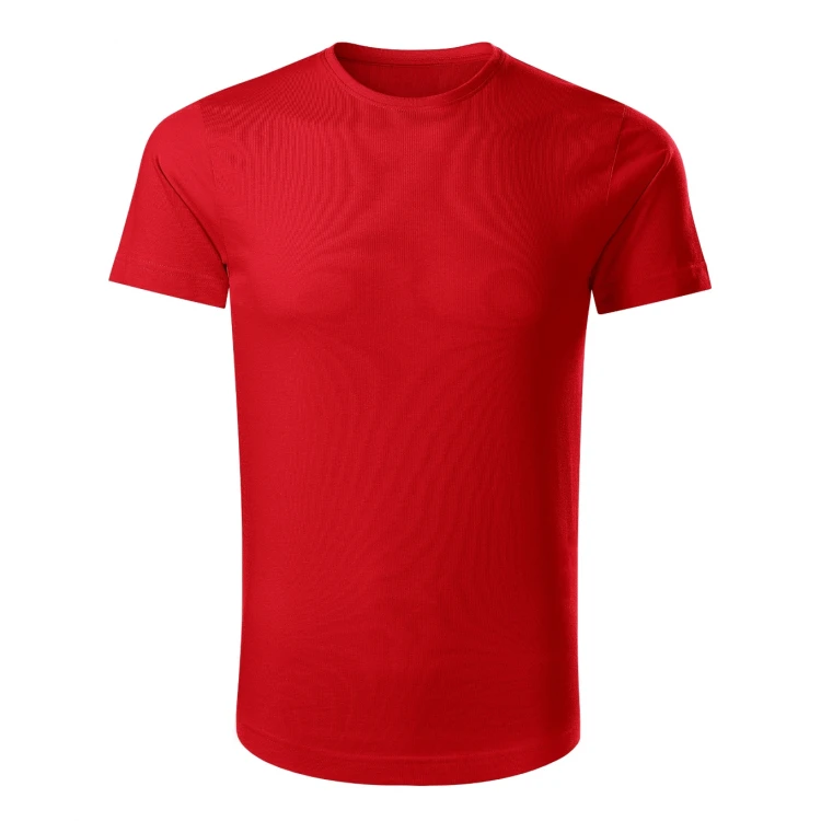 Men's t-shirt MALFINI Epic in organic cotton, crew neck, front view to personalise with logo