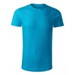 Men's t-shirt MALFINI Epic in organic cotton, crew neck, front view to personalise with logo